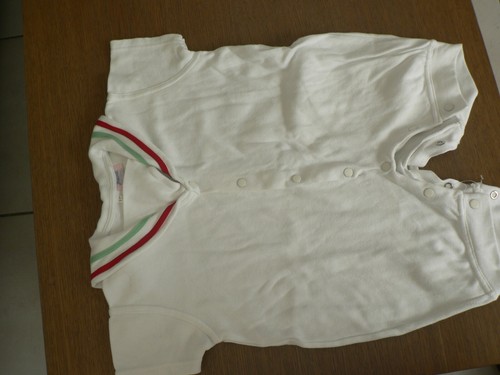Robe Bébé Jacadi 12 Mois - Coton Doux Et épais - Blanche Et Adorable - Occasion Très Bon état