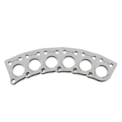 NEW Graph Tech Ratio Invisomatch Plates (6) For 45 Degree Screw Holes - CHROME