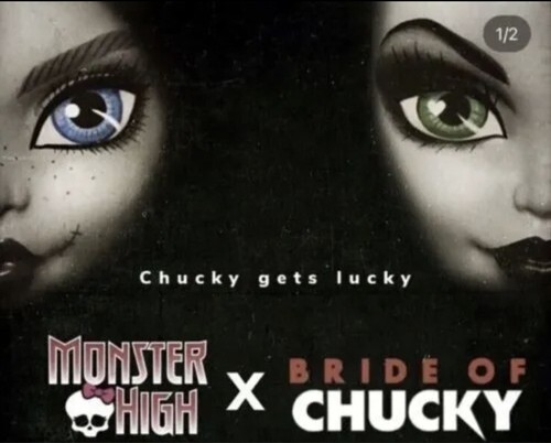 Muñeca Monster High Skullector Chucky y Tiffany paquete de 2 pedido anticipado - Imagen 1 de 9