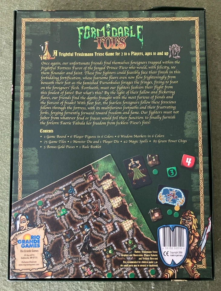 RIO GRANDE GAMES - FORMIDABLE FOES BOARD GAME (2006) - Image 2 of 3