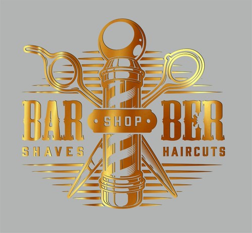 Barber Shop & Shave Fensteraufkleber individuell Frontschild Aufkleber Salon - Bild 2 von 6