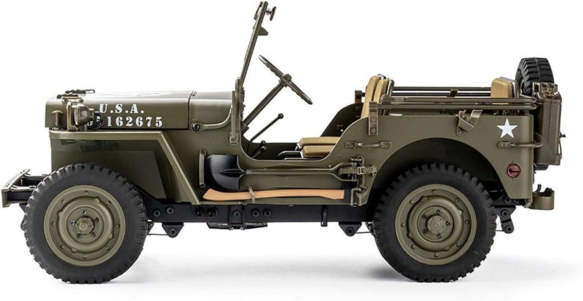 WOWRC RocHobby 1/12 1941 MB Scaler RC Jeep 4x4 Hobby Grade RTR RC