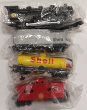 '96 SHELL OIL HO Train Fletcher Barnhardt White LOCOMOTIVE TENDER TANKER CABOOSE
