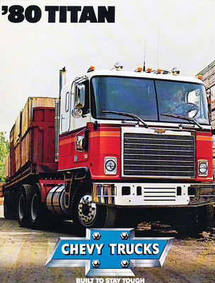 1980 Chevrolet Titan Semi Truck 12-page Original Car Sales