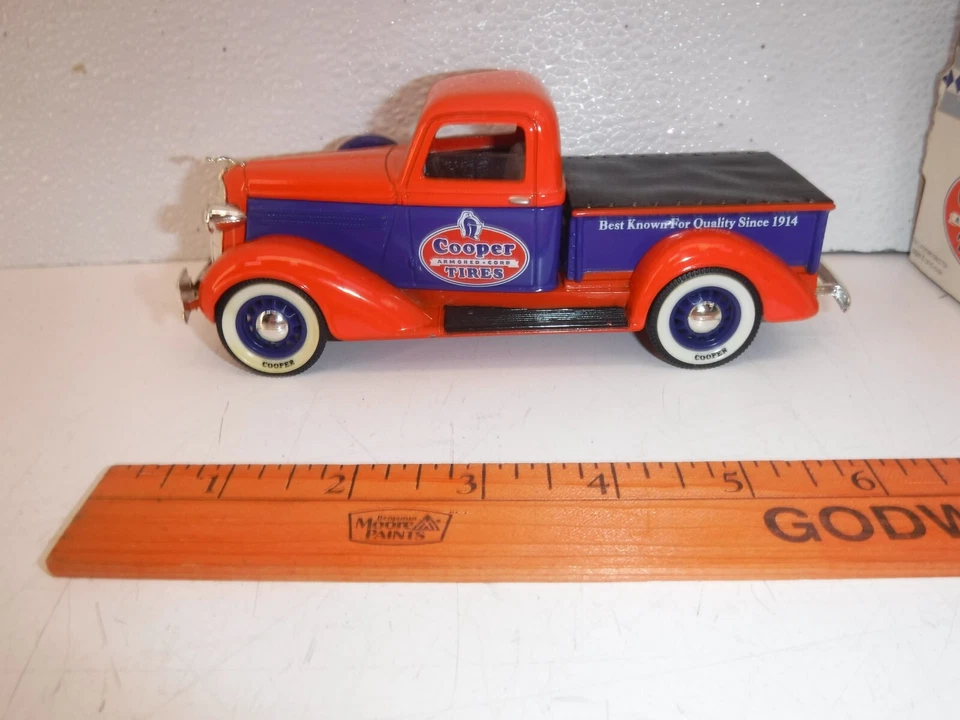 Vintage Copper Tire 1936 Dodge Truck Die Cast Coin Bank Limited Edition - Image 2 of 4