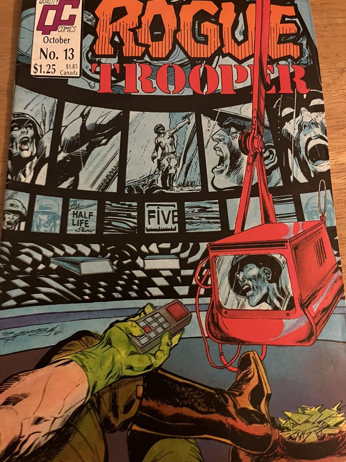3 Different Rogue Trooper 1988, Quality Comic