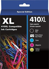 5PK 410 XL 410XL Ink Combo For Epson XP-830 XP-630 XP-635 XP-640 XP-530 XP-7000