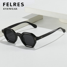 Classic Polygon Tinted Reading Glasses For Women Outdoor Shade Sunglasses New