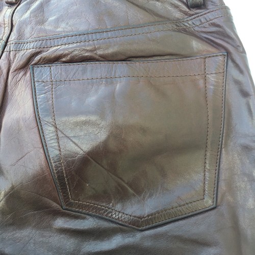 Gap Womens Boot Cut Leather Pants Size 4 Brown 28x29 - Picture 9 of 9