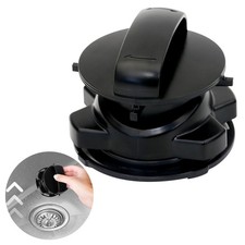 Garbage Disposal Stopper 75257 Magnetic Stopper, for Insin-kerator Black