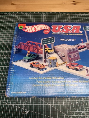 Hot Wheels USA Builder Set, 1981 Vintage Factory Sealed - Picture 2 of 13