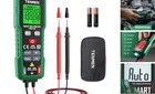 TSM-192 Handheld Digital Multimeter, Voltage Tester with Leads, Green