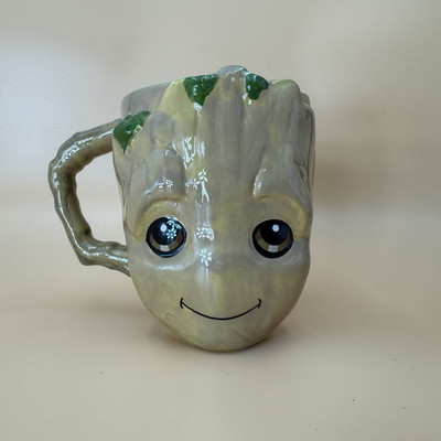 Marvel Guardians Of the Galaxy I am Groot Silver Buffalo 20 oz Coffee Cocoa Mug