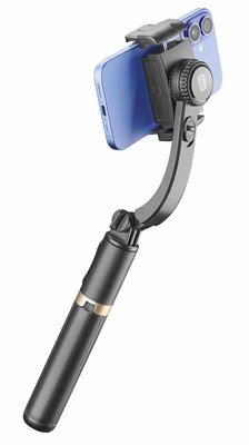 Cellular Line Freemotion Video-Stabilisator-Gimbal für Smartphones 70 mm