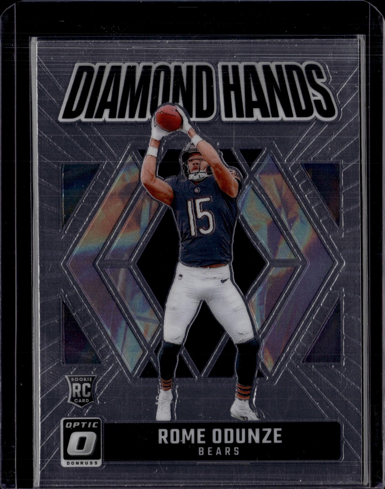 2024 Donruss Optic #1 Rome Odunze Diamond Hands