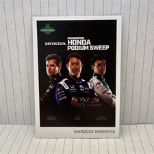 2024 Parkside IndyCar Marquee Moments Honda Podium Sweep MM-29 Ericsson Dixon