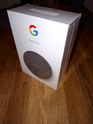 Google Nest Mini Smart Lautsprecher Grau, Assistant, Chromecast, WLAN/BT