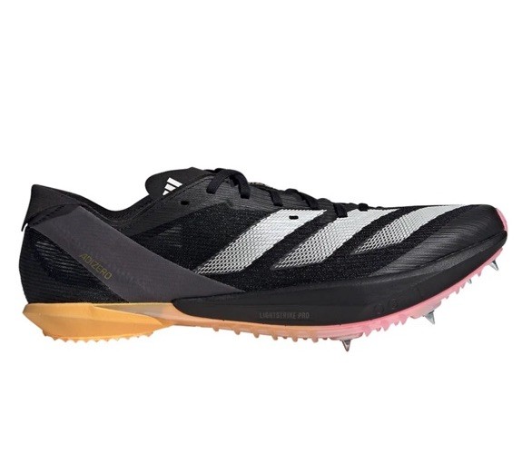 Size 11.5 Adidas Adizero Ambition Running Black Sneakers Shoes