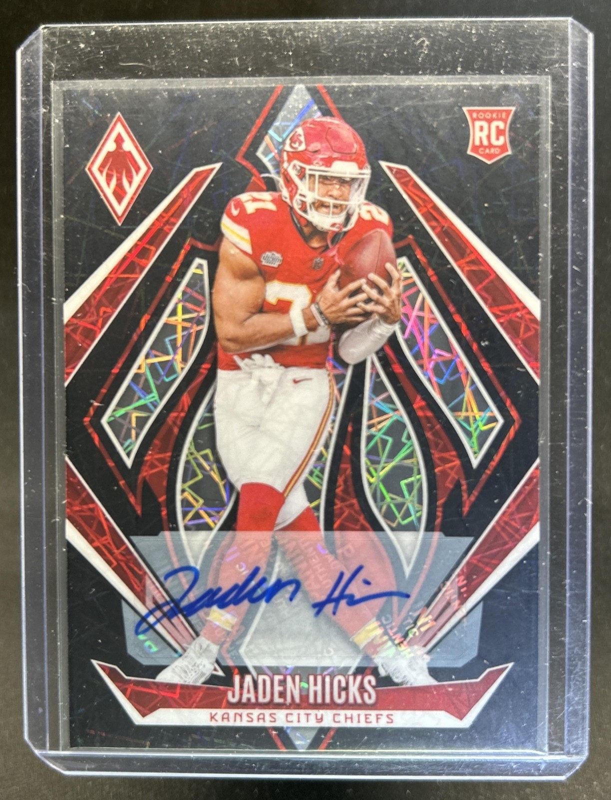 Jaden Hicks Panini Phoenix #187 Autograph Lazer