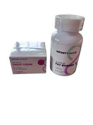 Infinity Hoop Super Fat Burner Capsules & Infinity Sweat Cream Anti Cellulite