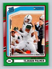 Tejhaun Palmer 2024 Donruss #384 RC Press Proof Green
