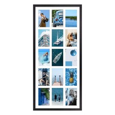 4x6 Collage Picture Frames with 15 Openings, 1 Pack Black Multi Photo Frames ...