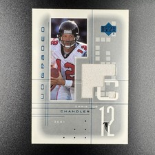 Chris Chandler 2001 UD Graded - Game Jerseys #CH (MEM) Atlanta Falcons