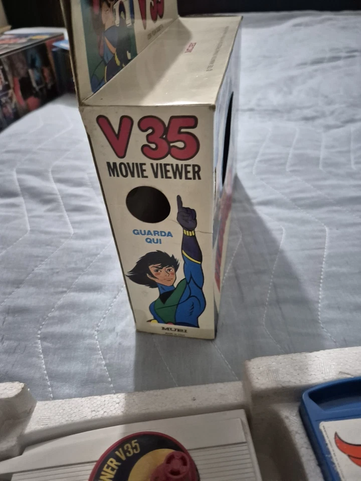Mupi v35 Movie viewer Con Cassetta Atlas ufo robot Anni 70 - Immagine 3 di 4