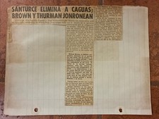 Puerto Rico 1950’s Winter League Baseball Willard Brown Bob Thurman