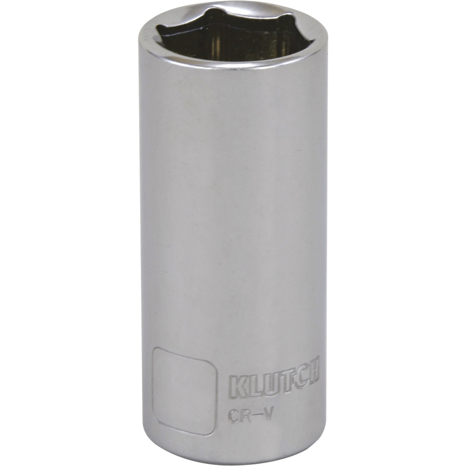 Klutch 3/8in.-Drive, 6-Point Deep Socket, Metric, 20mm