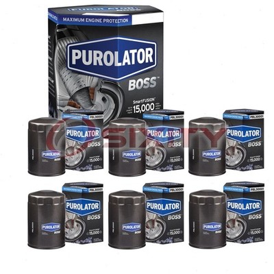 6 pc Purolator BOSS PBL30001 Engine Oil Filters for TGA8039 Oil Change su