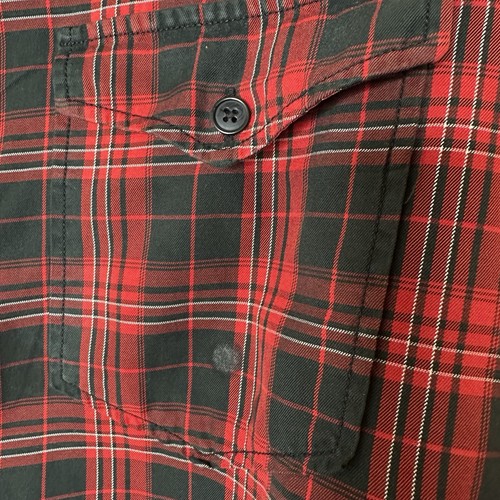 POLO Ralph Lauren Woodsman Work Shirt Red Plaid Sz XL 100% Cotton Flannel - Picture 3 of 6