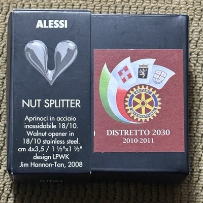 Alessi JHT01 Nut Splitter Nutcracker Silver for sale online | eBay