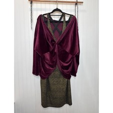 City Chic & Fashion Nova Tiffani Twist Front Top & Glamour Dress Bundle 3XL 22W