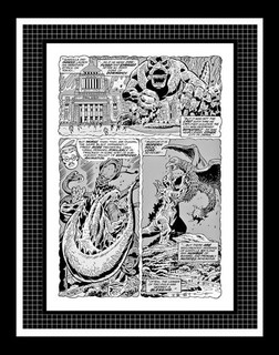 Erba Trimpe Godzilla #2 Rara Produzione Arte Pg 4 Monotono
