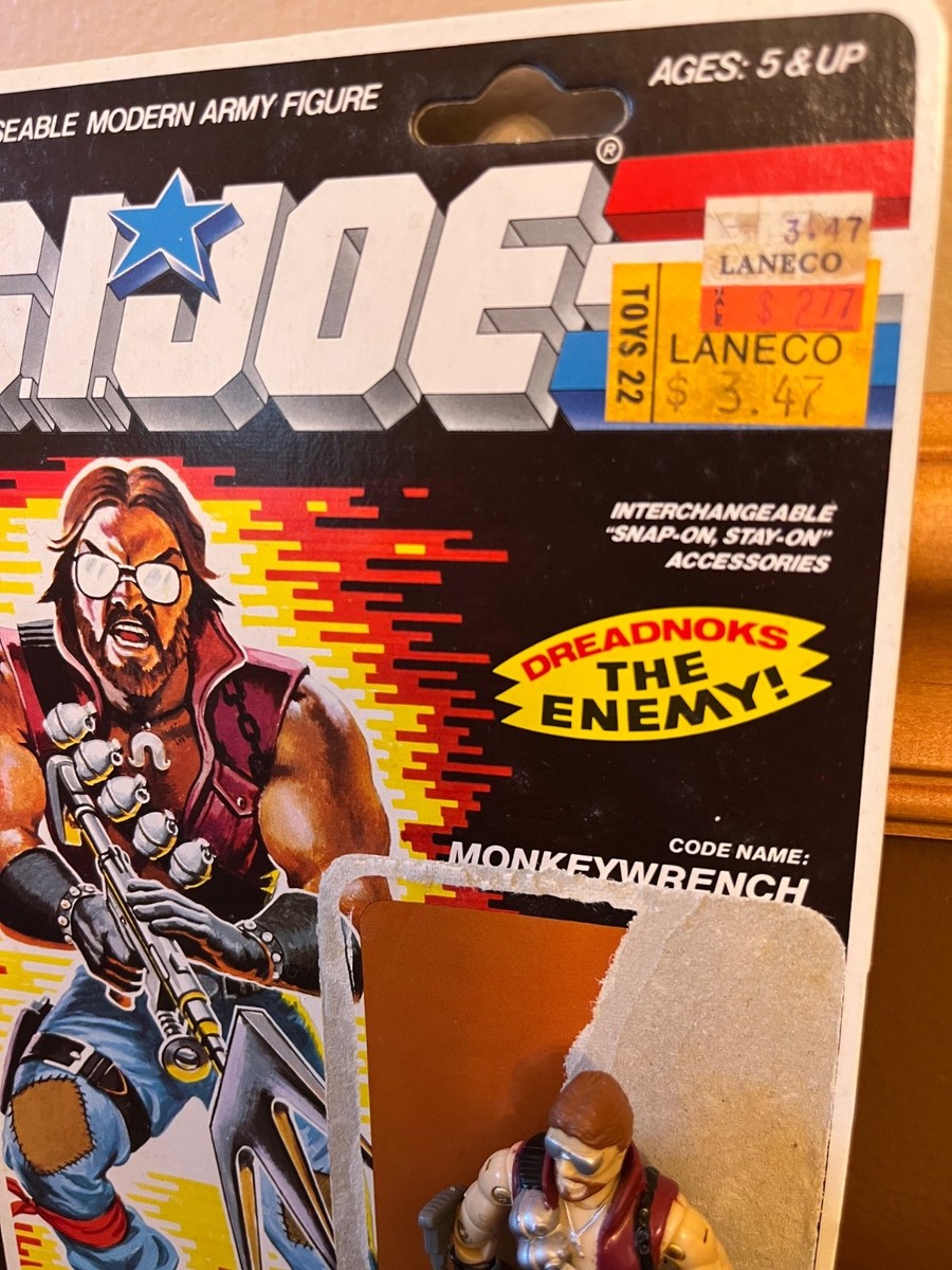 G.I. Joe 80's Original Dreadnok Monkeywrench with card | eBay