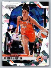 2024 Panini Prizm WNBA #35 Veronica Burton Ice Prizm