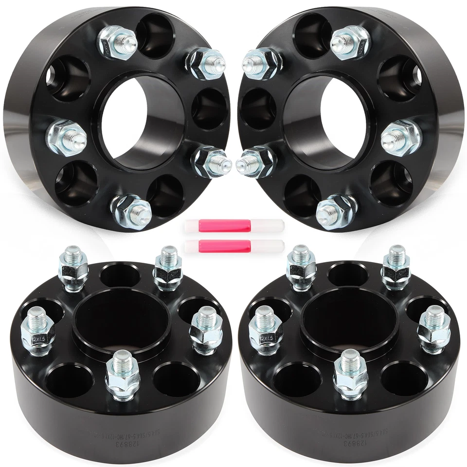 4 Pcs 2" 5x114.3mm Hub Centric Wheel Spacers 12x1.5 For Hyundai Tucson 2005-2025 - Image 2 of 4