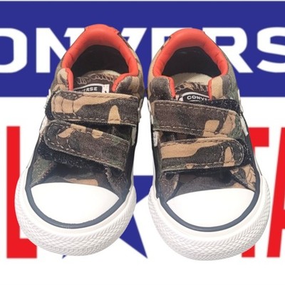 Converse All Star Kid's Unisex Camoflauge Sneakers  Size 3