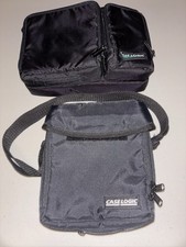Case Logic 2 Vintage CD Cassette Player Walkman Sling Carry Case For Sony D-555