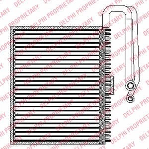 TSP0525207 EVAPORATOR AIR CONDITIONING DELPHI FOR FIAT CROMA 2.2L,1.9L,2.4L,1.8L - Image 2 of 4