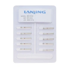 Multi-Use Dental Diamond Burs Round Ball Bur Friction Grip Surgical FG 801 801L