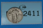 1927 25C STANDING LIBERTY SILVER QUARTER EARLY US TYPE COIN RAW-2411