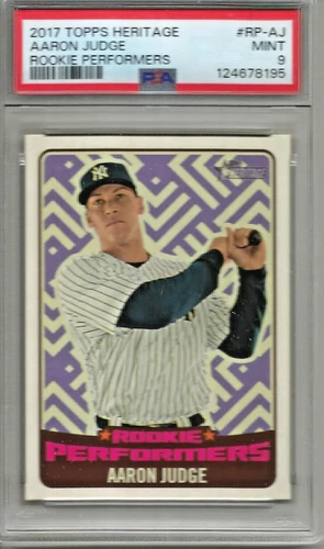 Aaron Judge 2017 Topps Heritage Rookie Performers (#RP-AJ) PSA 9