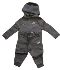Image of Nike Sportswear Toddler Tech Fleece Hoodie Pants Set Full-Zip Size 2T NWT Black