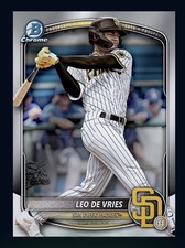 2025 TOPPS Bowman Chrome Prospect Rookie RC-LEO DE VRIES(Topps Bunt Digital card