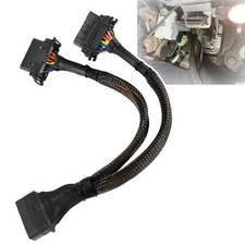 Obd Ii Port Obd 2 Splitter Extension Cable 1 Male 2 Female Y Cable Adapter 16pin