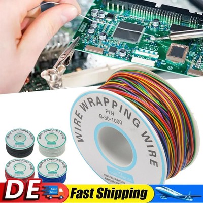 250M 30AWG OK Wire Tinned Copper Solid Cable Wrapping Wire for Eletronic Test