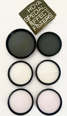 HOYA CLOSE~UP SET OF 6 SPECIAL EFFECT FILTERS +1 +2 +4 CAMERA FILTERS 52mm/62mm