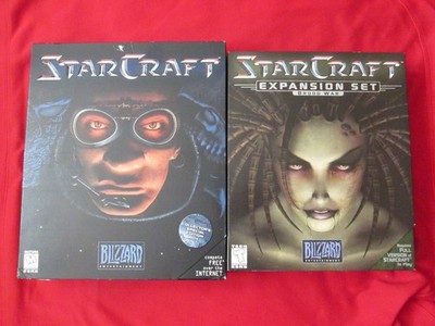 Starcraft Collector's Special Edition Big Box PC Terran Cover + Expansion Set